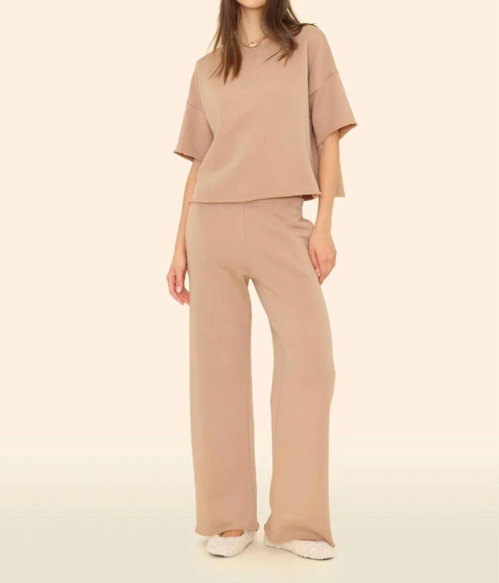 NEW XIRENA women's emmette sweatpant in saddle